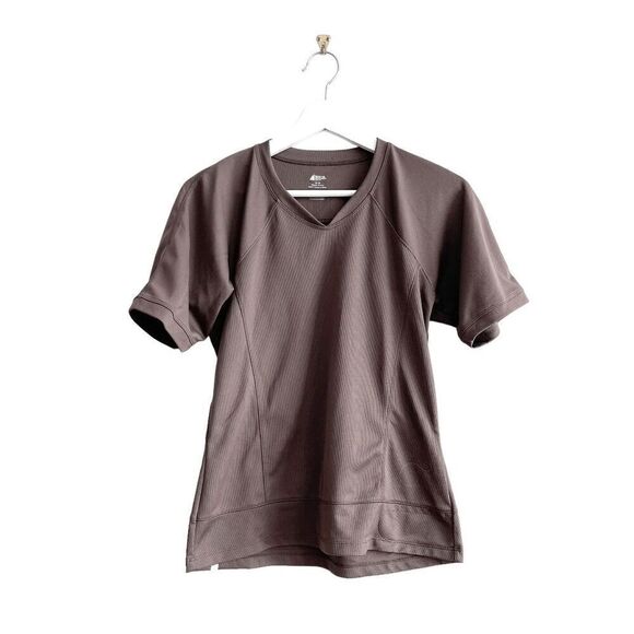 Mountain Equipment Women's Short Sleeve Recycled Polyester Tee Brown Medium - Picture 1 of 6